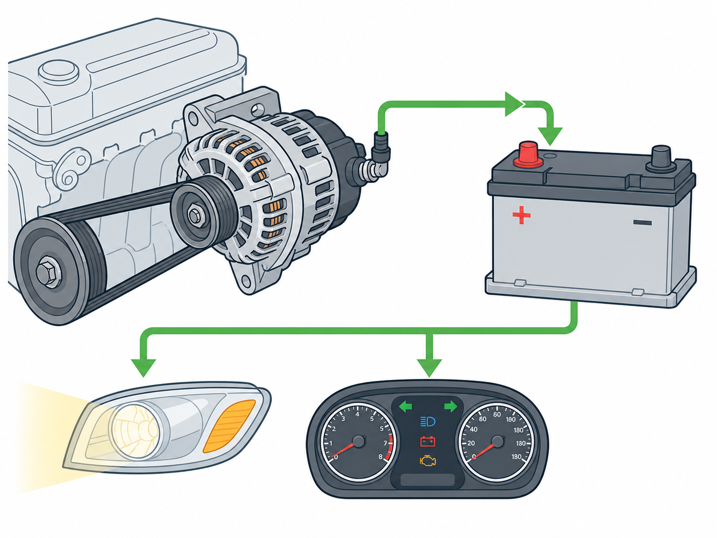 ALT-01 - Charging system overview
