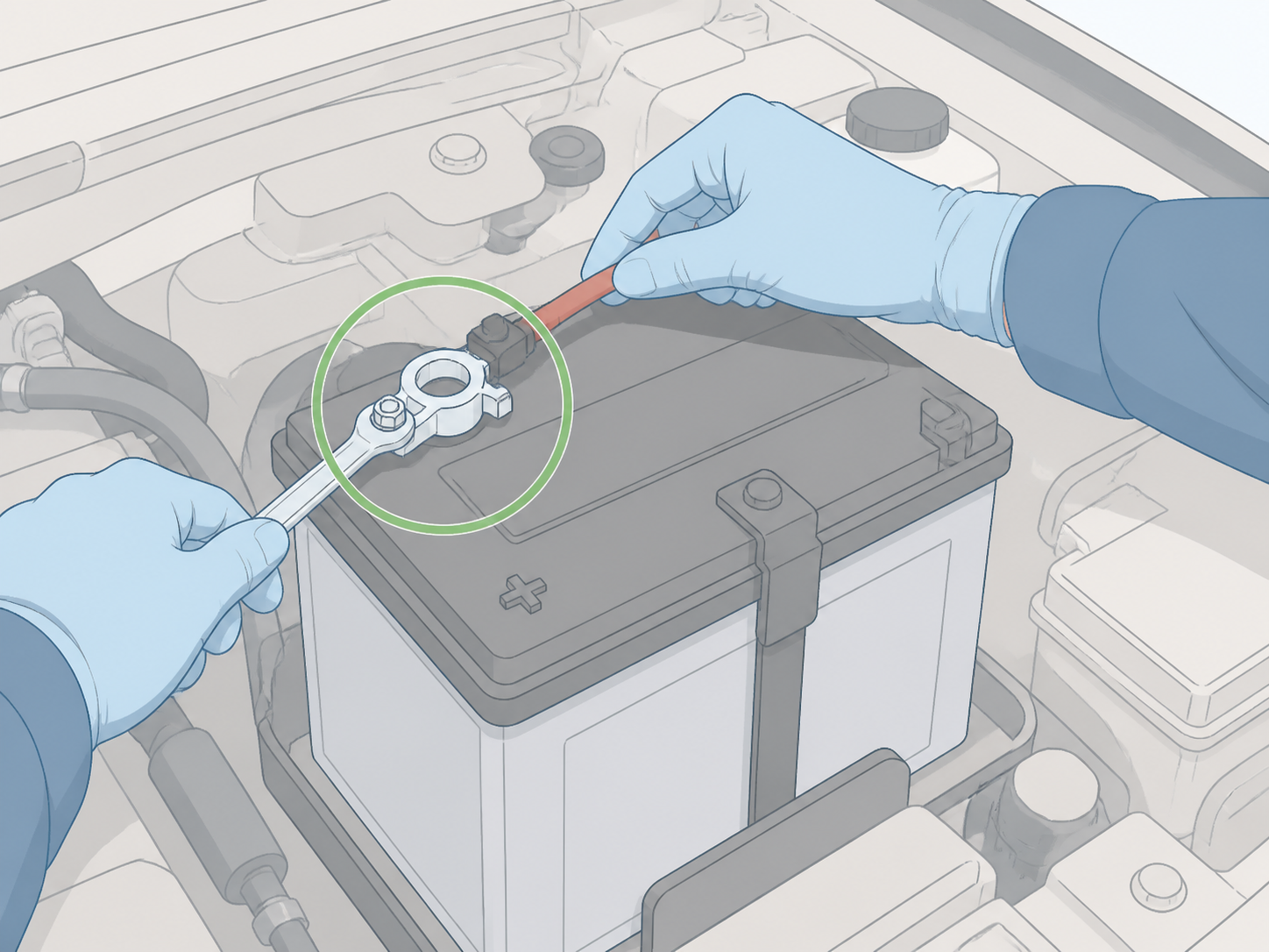 PV-ST-06 - Check battery terminals and cables